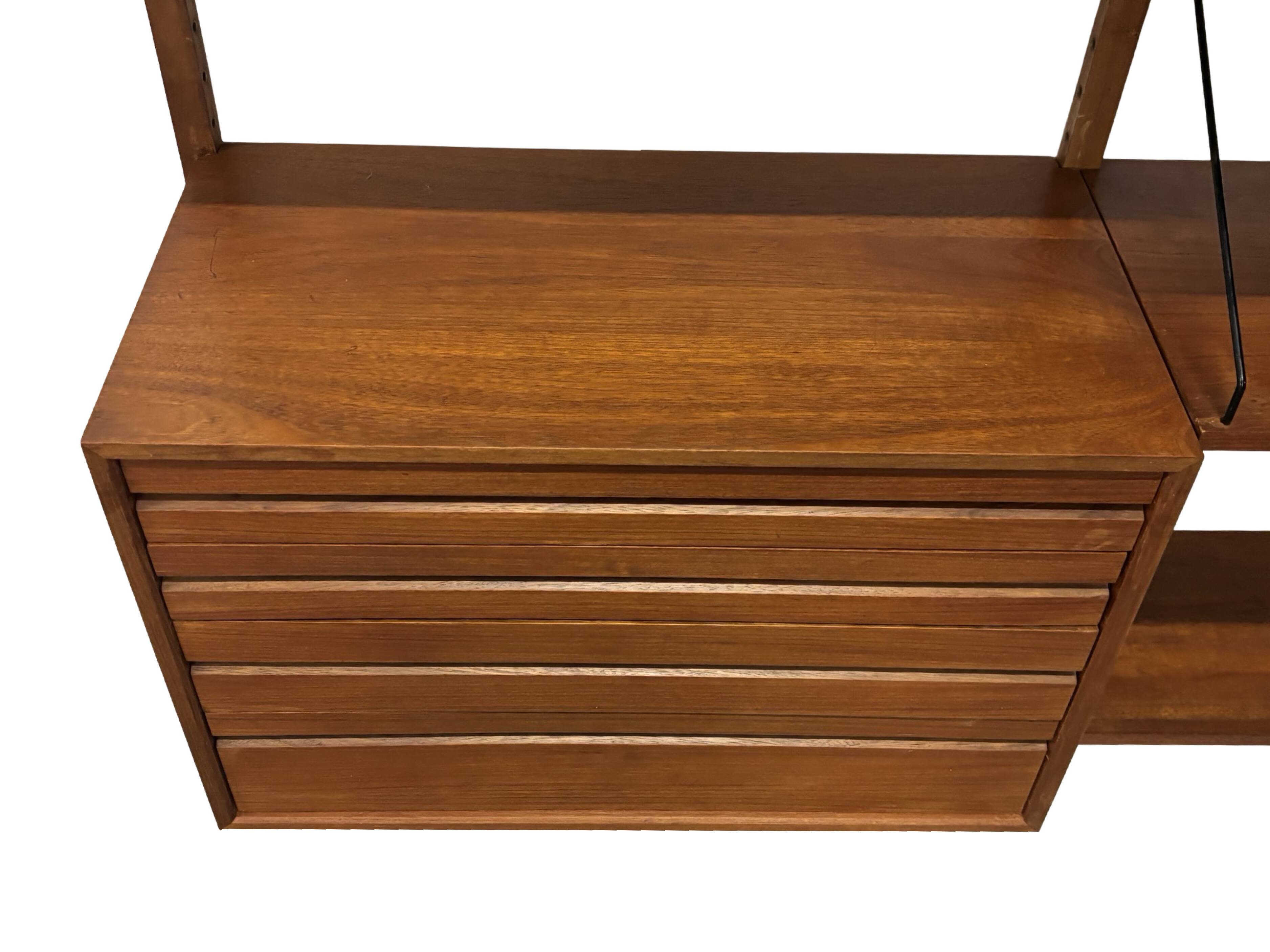 Vintage Poul Cadovius Royal System wall system wall unit