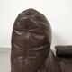 Ligne Roset Marsala - fauteuil and ottman - brown leather