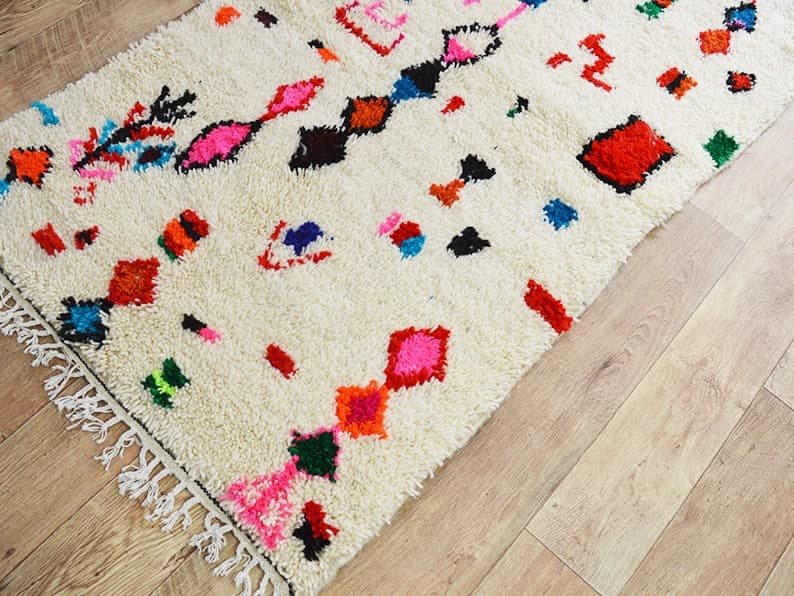 Handmade moroccan berber carpet 180 x 100 cm