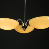Minimalist 3-flamming Chandelier, 1930s