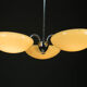 Minimalist 3-flamming Chandelier, 1930s