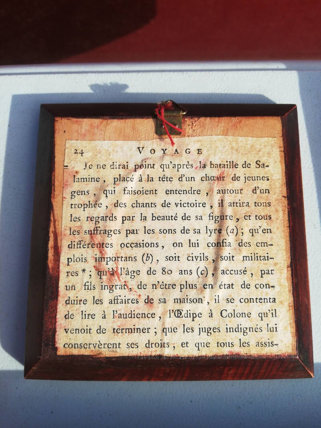 Miniature lady middle XlXth