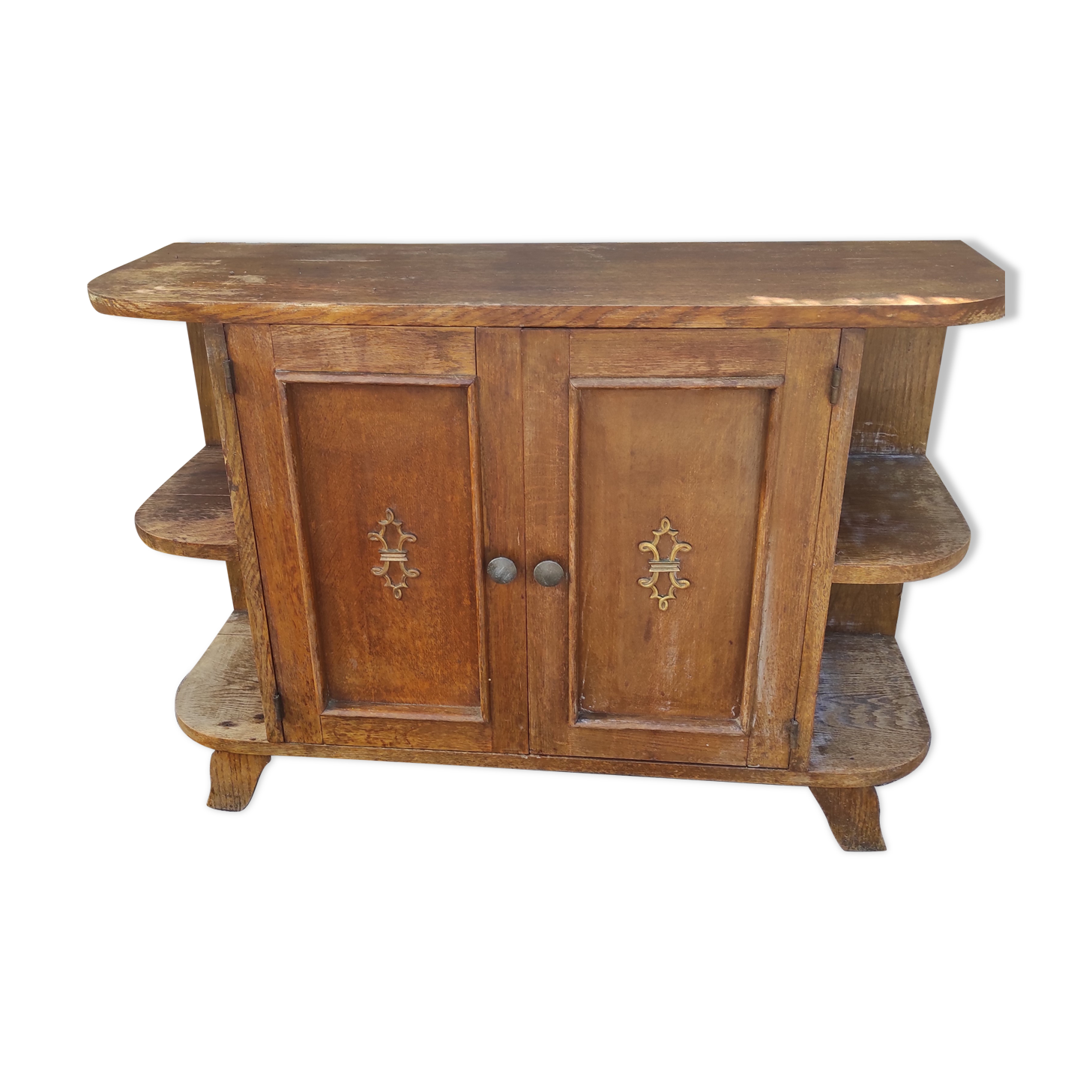2-DOOR CABINET with central shelf circa 1940/1950
