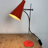 Vintage Red Table Lamp , 1970s