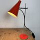 Vintage Red Table Lamp , 1970s
