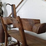 Brutalist bench bull's head file