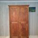 Parisian wardrobe in raw wood