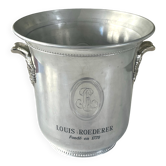 Seau à champagne Louis Roederer – Rafraîchisseur à vin en aluminium français