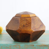 Octagonal art deco wooden box