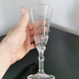 6 flûtes cristal neuves