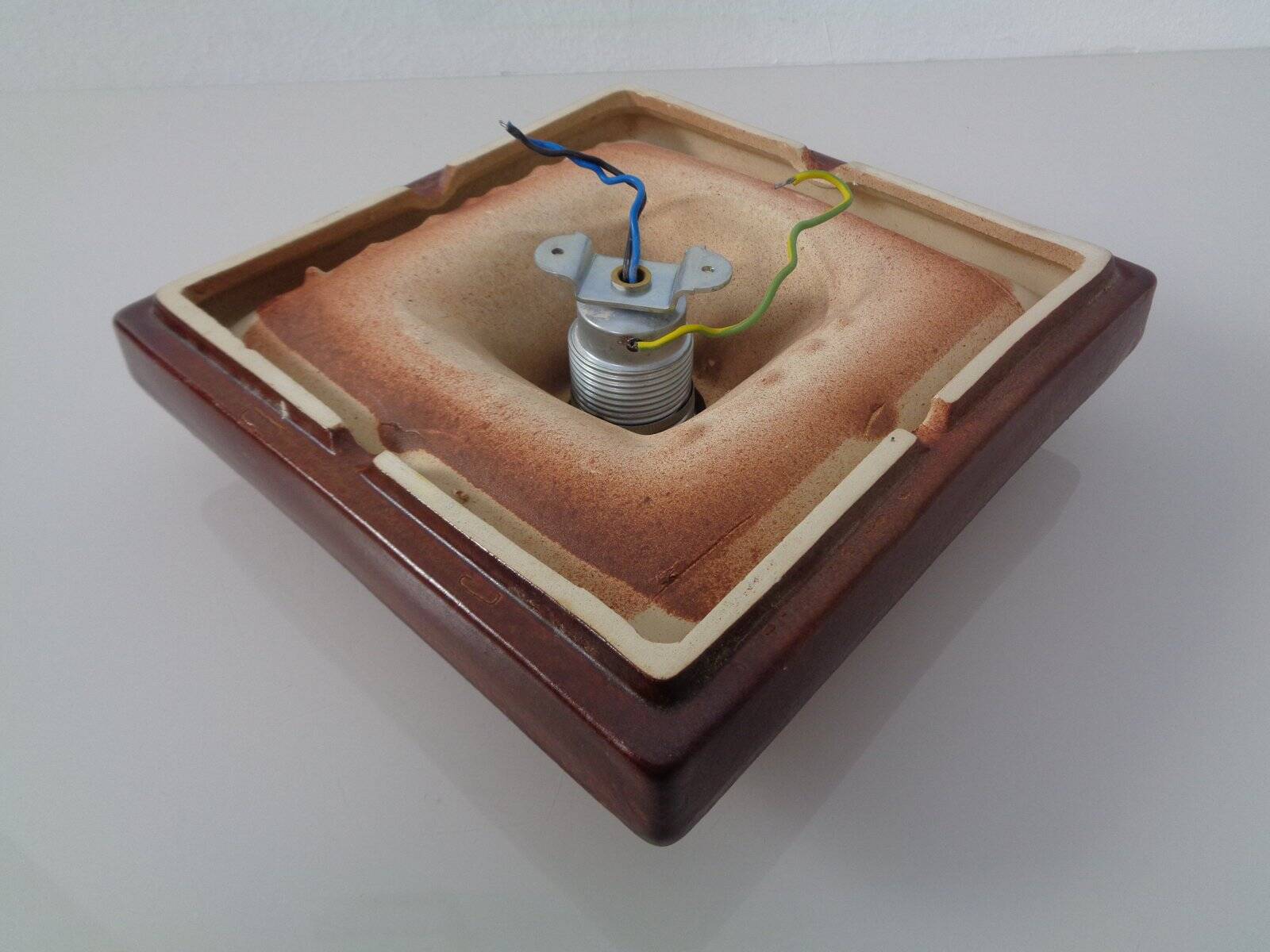 Pop Art Ceramic Wall Lamp, Germany, 1970s