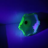 Beige opaline ceiling light in uraline