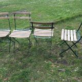 Garden folding chairs