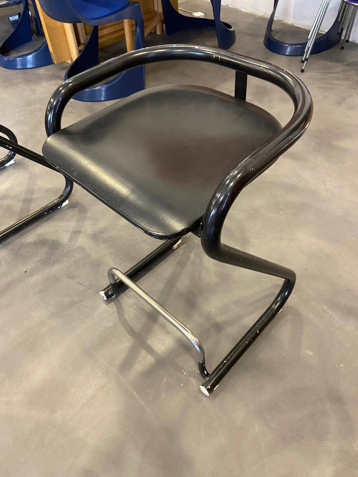 4 Börge Lindau stools - 1970s - Sweden