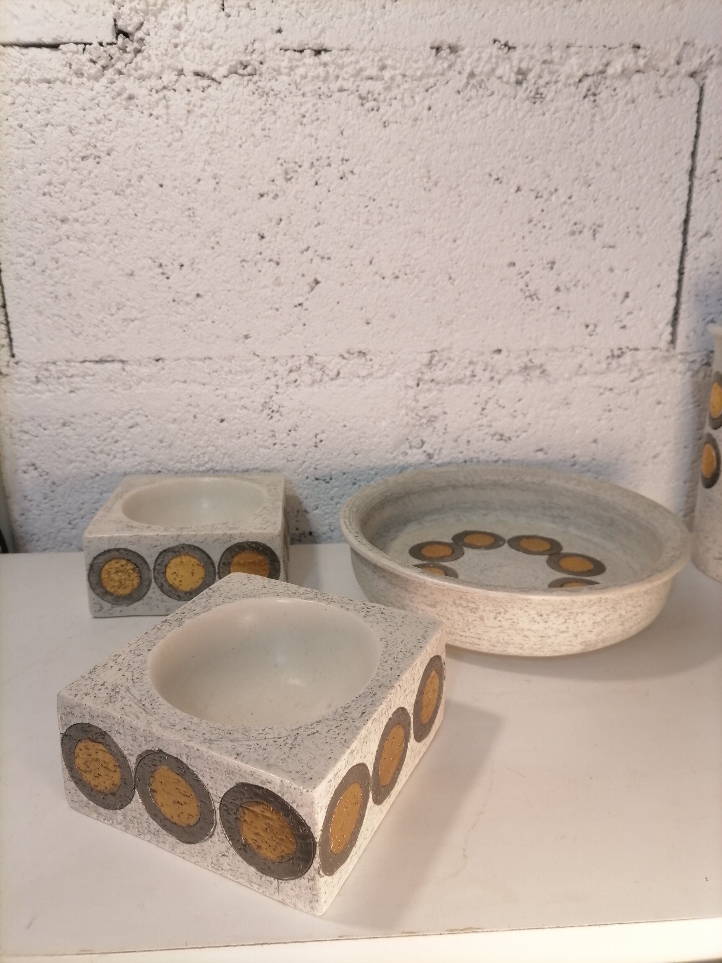 Bitossi Golden Ceramic Lot 1960