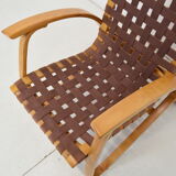 Fauteuil en bois de hêtre courbé, design Jan Vaněk, années 1930.