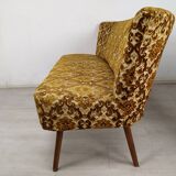 Bench and 2 vintage cocktail armchairs