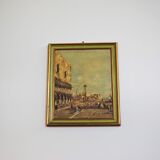 Landscape representing venice, 1960s, set of 2