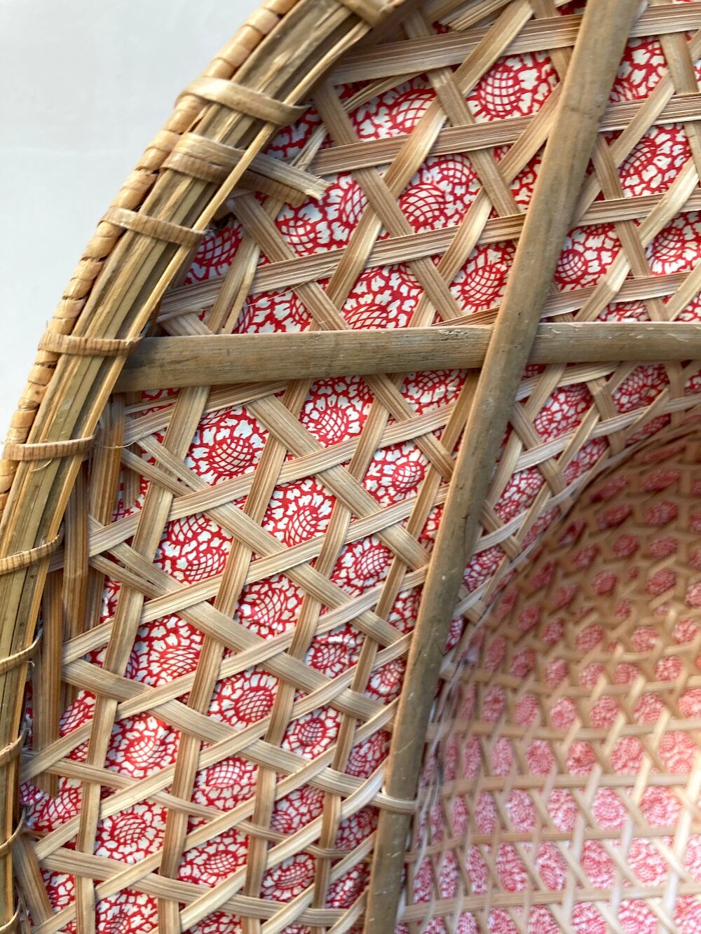 Hand-woven Asian hat