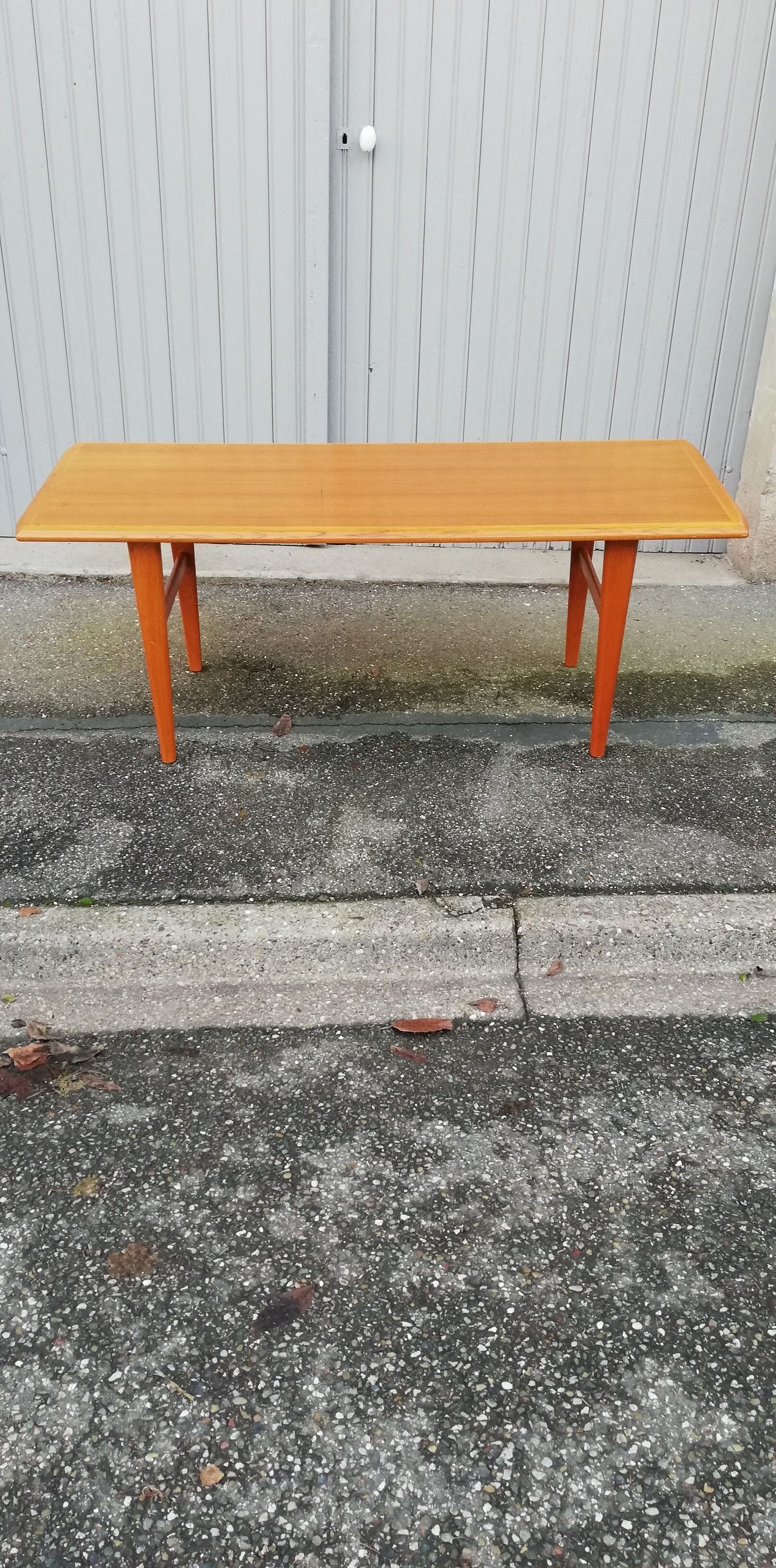 Scandinavian teak coffee table