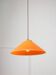 Vintage Italian Brass and Glass Pendant Lamp