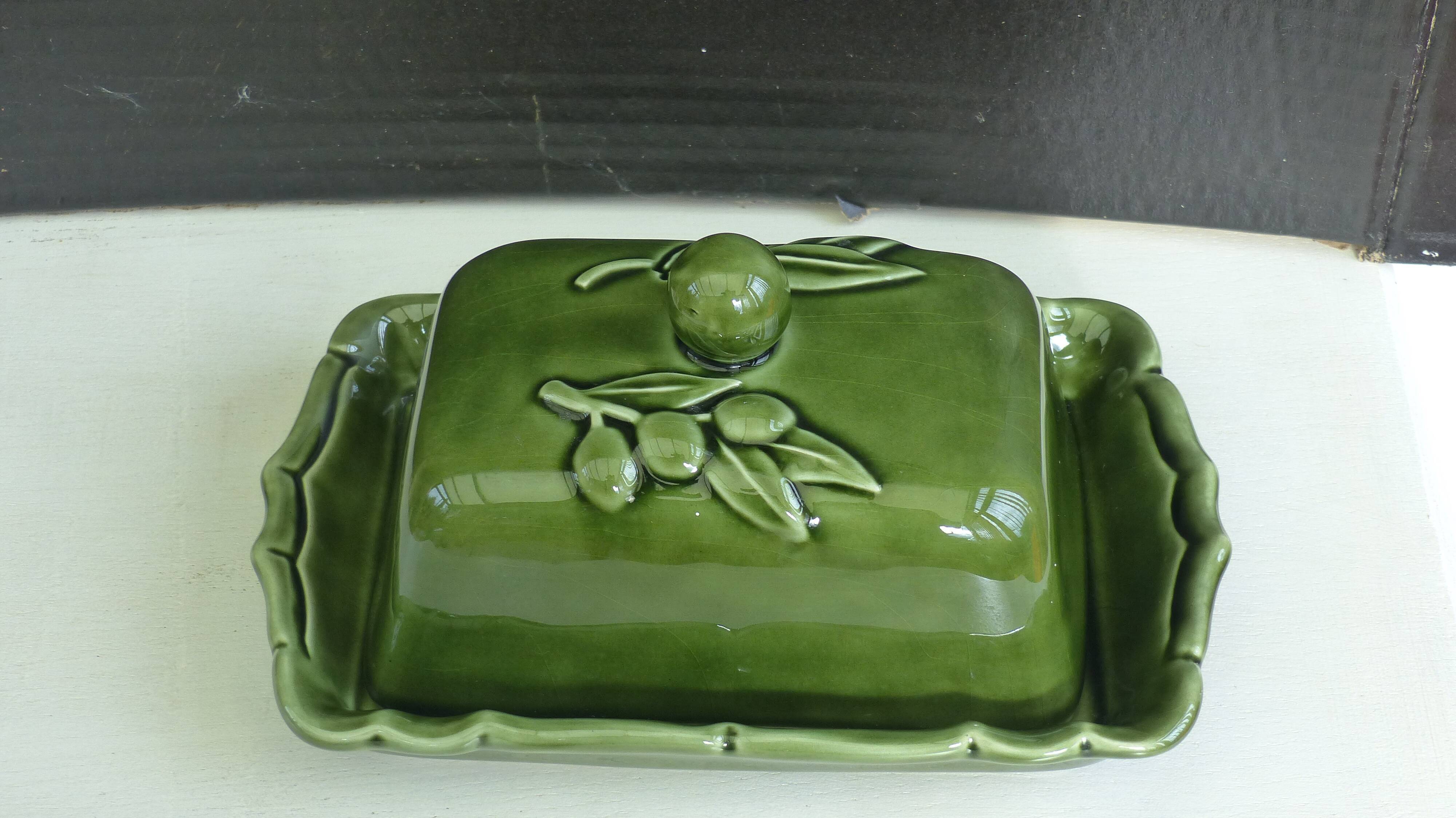 porcelain butter maker