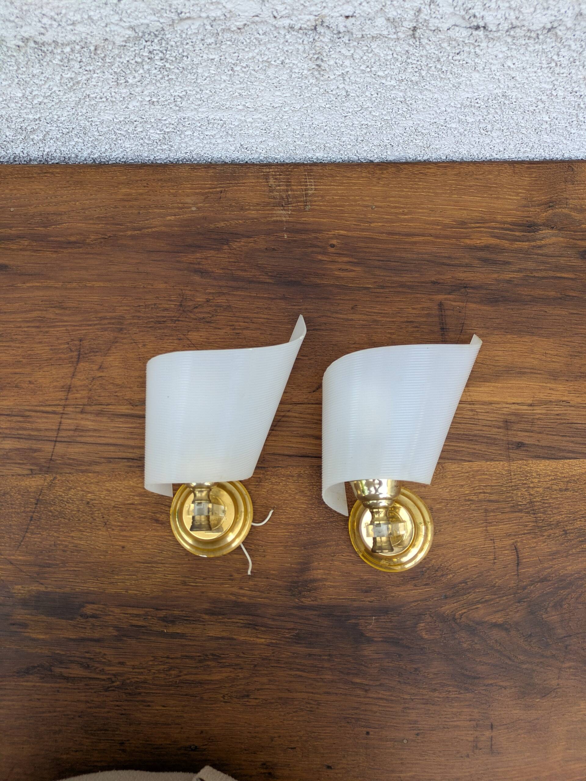 Pair of vintage wall lights