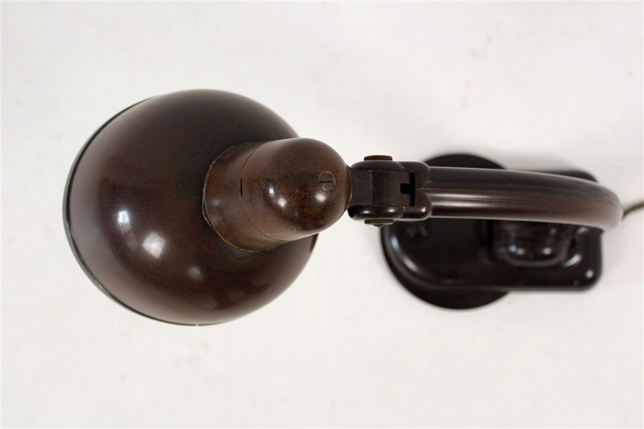 Sigma Bakelite Table Lamp by Christian Dell for Heinrich Römmler, 1930s