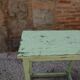 Console établi en bois patinée