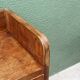 Bedside table, 1950s, walnut veneer.
