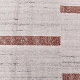 210x310 beige orange kilim rug, Beige terracota wool kilim carpet