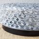Glass and Bakelite 1960s ceiling lamp