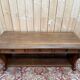 Console-table de milieu Néo-Renaissance – Travail lyonnais – Noyer massif