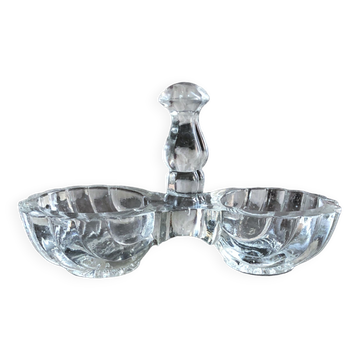 Saleron molded glass 2 compartments