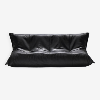 Exceptional YOKO lounge sofa in original leather by Michel Ducaroy - Ligne Roset