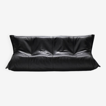 Exceptionnel canapé lounge YOKO en cuir d'origine de Michel Ducaroy - Ligne Roset