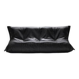 Exceptional YOKO lounge sofa in original leather by Michel Ducaroy - Ligne Roset