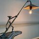 Hakuli bronze lamp from Israel, 1950s