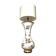 Baccarat Lampe Opaline peint main