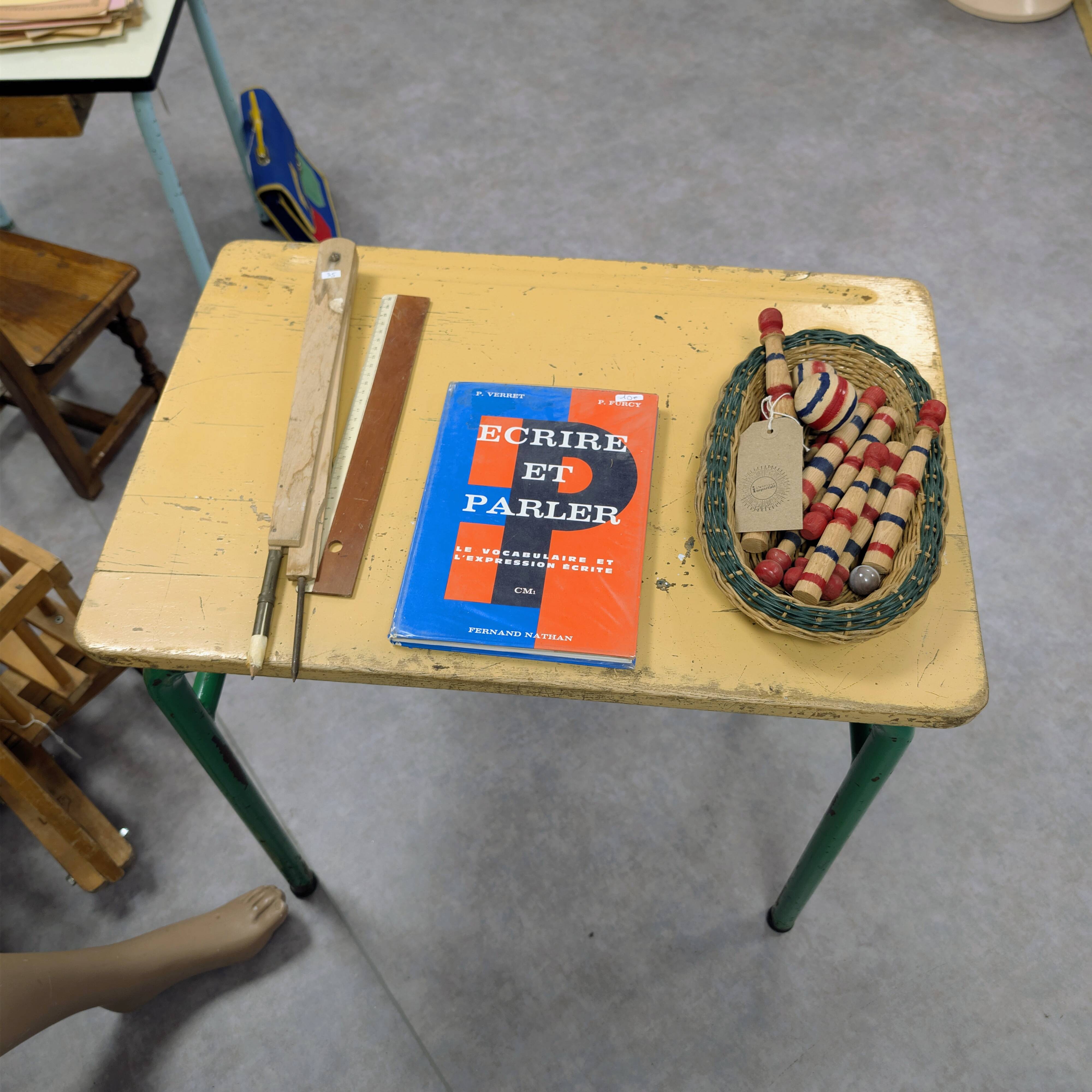 1960s school desk