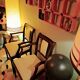 Paires de fauteuils de salon heldense acajou circa 1950