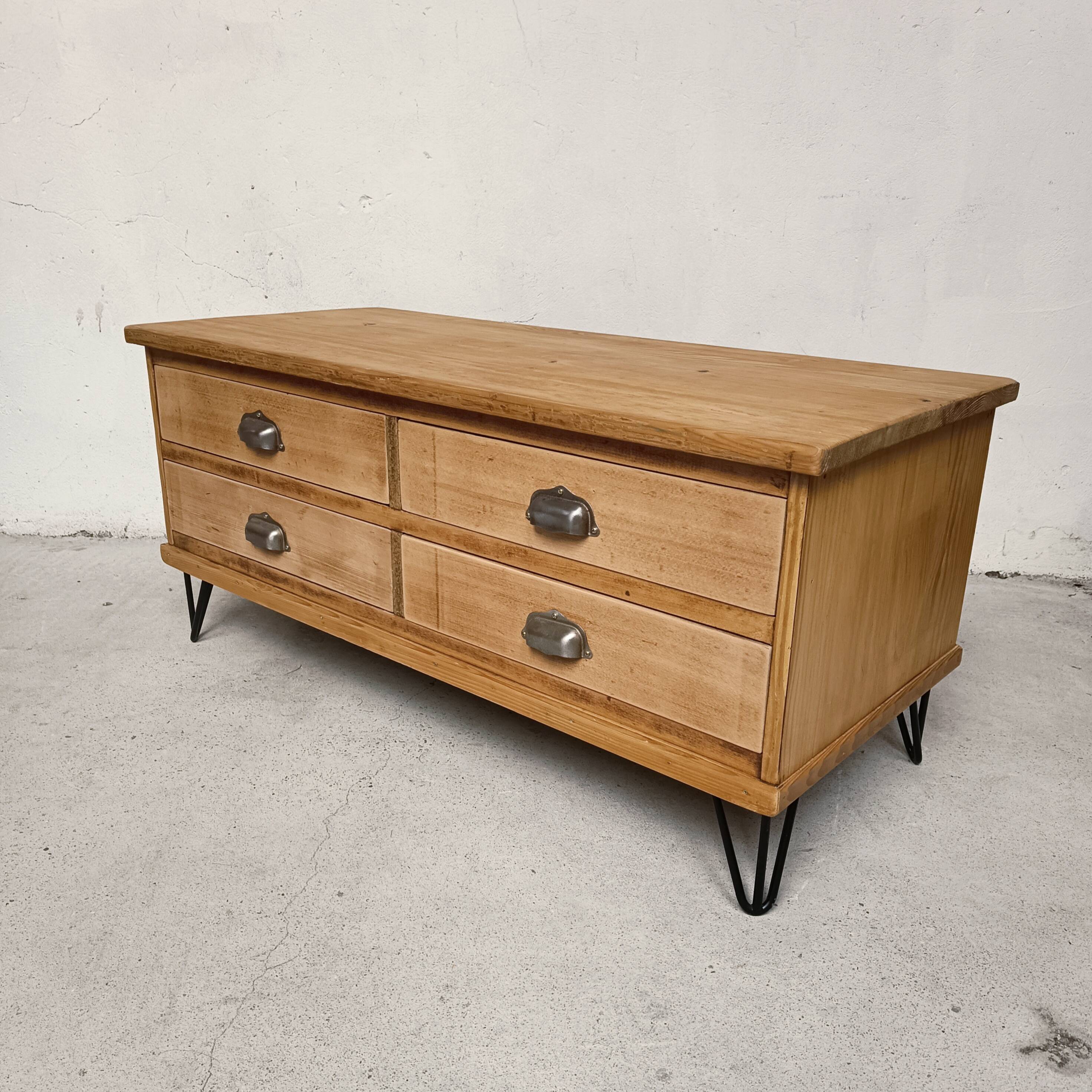 Industrial low cabinet