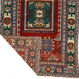 Anatolian handmade vintage rug 185 cm x 132 cm