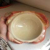 Earthenware crab box signed Michel Caugant