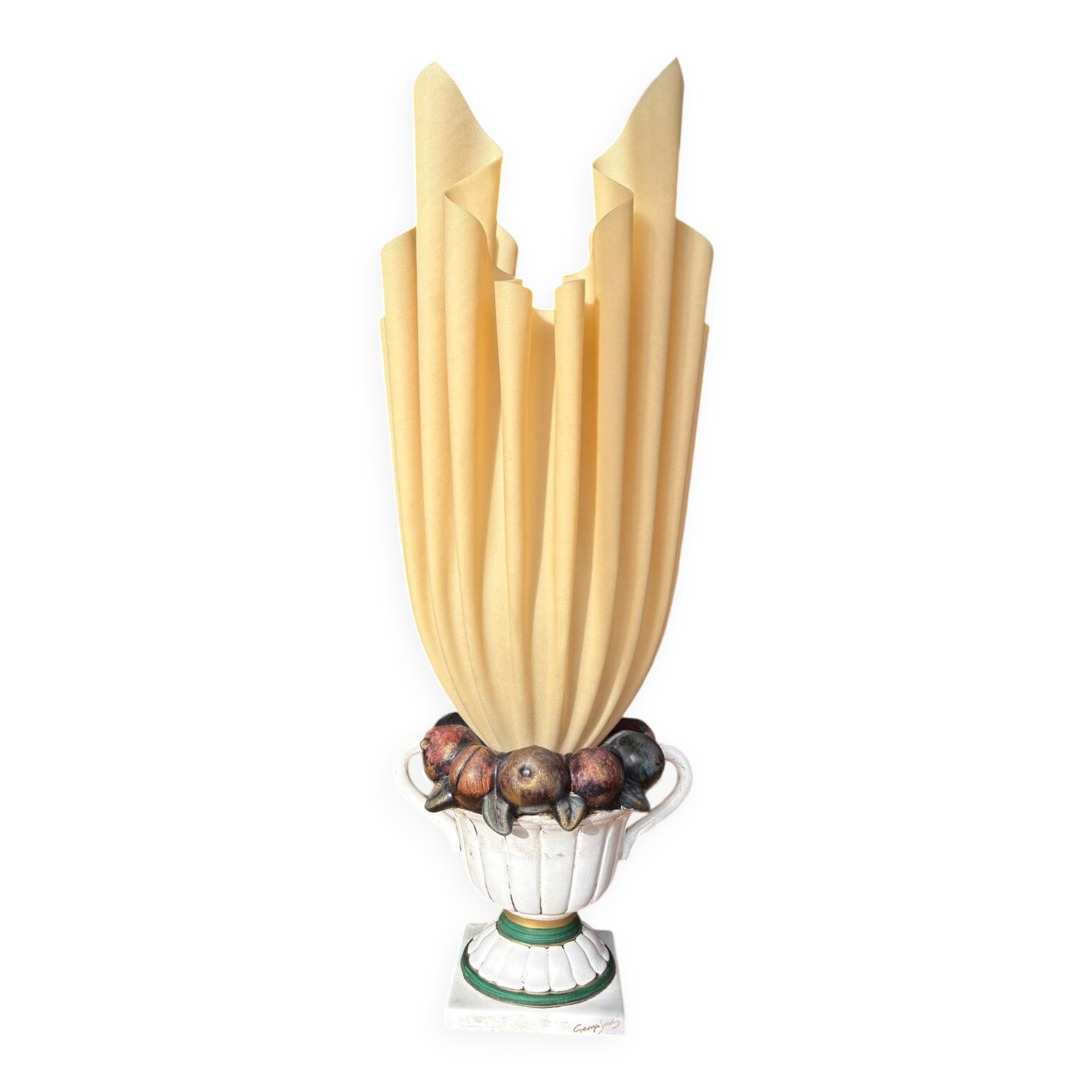 Georgia Jacob Lamp – Vintage draped model (71 cm)