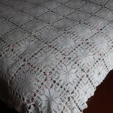 Crocheted bedspread