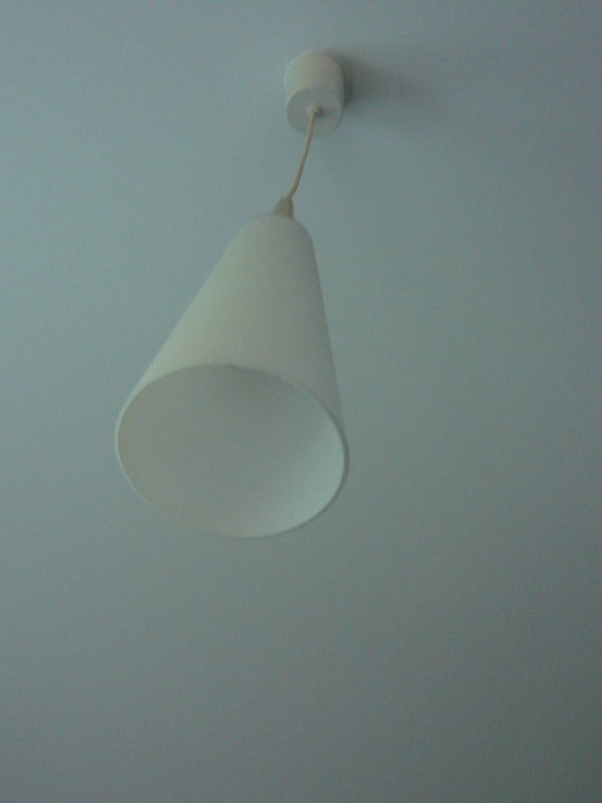 Suspension scandinave opaline annees 60/70