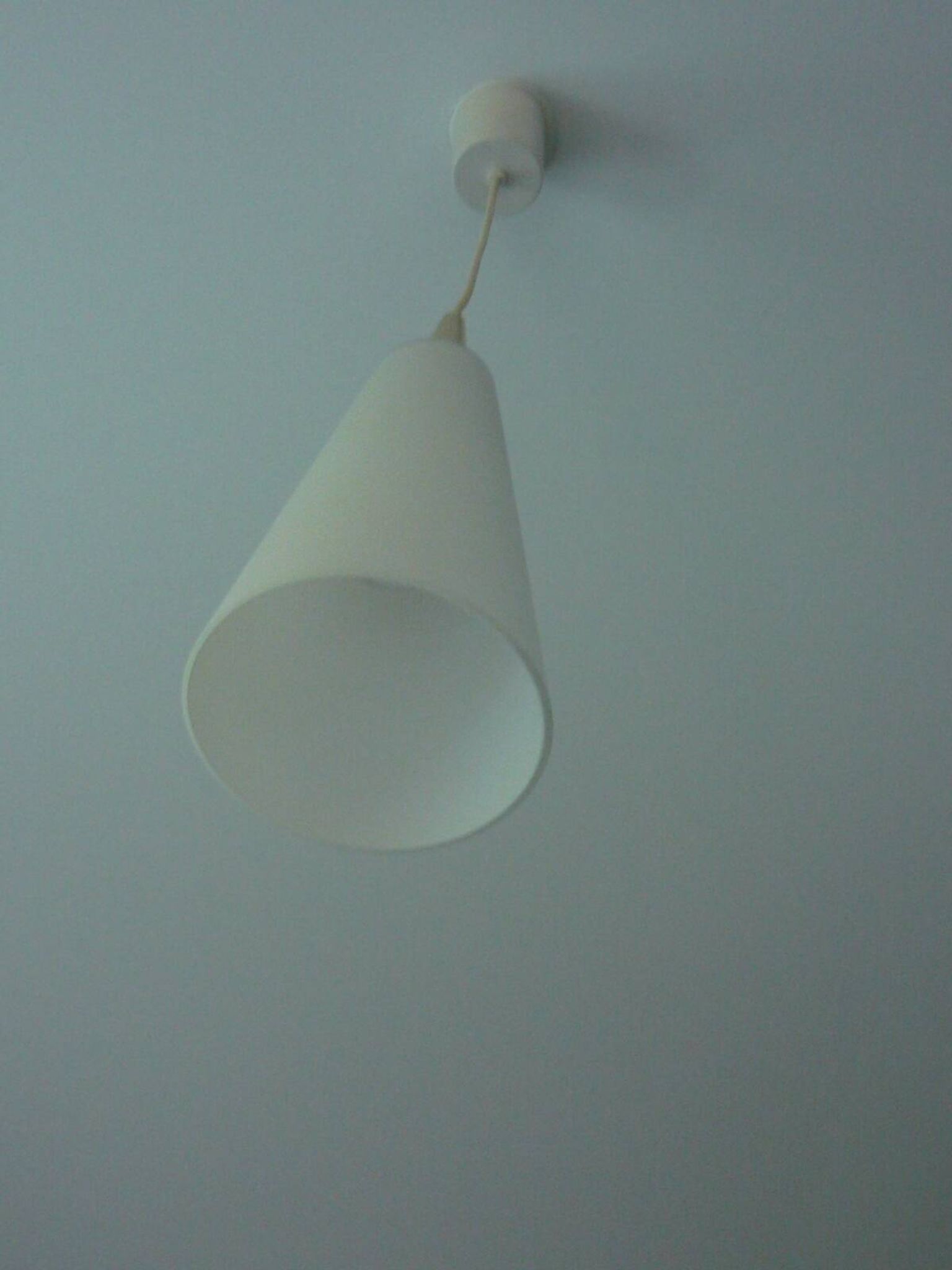 Suspension scandinave opaline annees 60/70