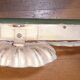 Golden bronze mirror with 55 cm shell