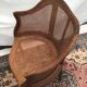 Mid-18th century caned office chair